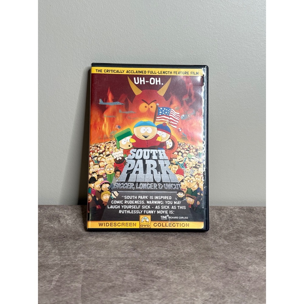 South Park Bigger Longer & Uncut DVD 1999 Widescreen Movie Paramount Comedy